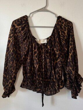 Jen's Pirate Booty Animal Print Top